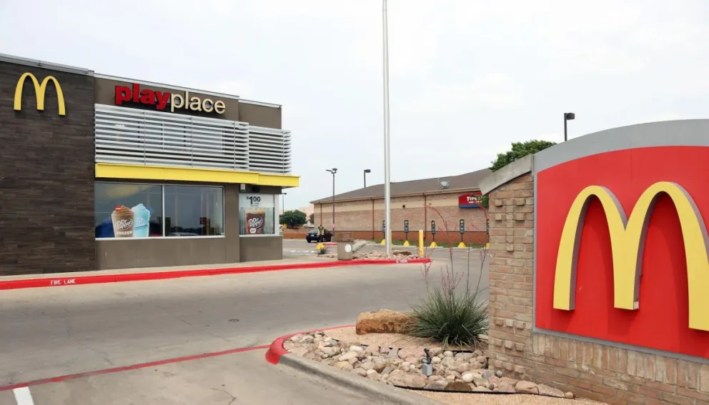 Un restaurante de McDonald's en Hutto, Texas, EEUU. Foto: EFE