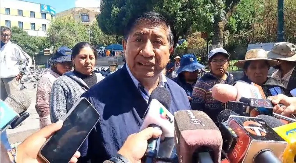 El secretario ejecutivo de la Confederación Única de Trabajadores por Cuenta Propia de Bolivia, Orlando Quispe Álvarez. Foto: Facebook