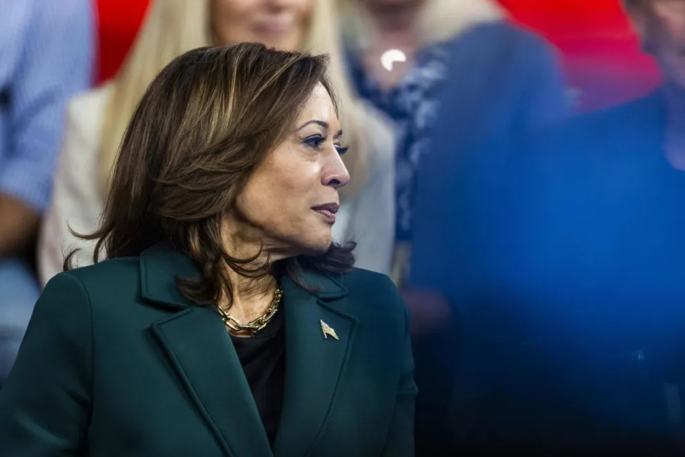 La vicepresidenta estadounidense y candidata, Kamala Harris. Foto: EFE