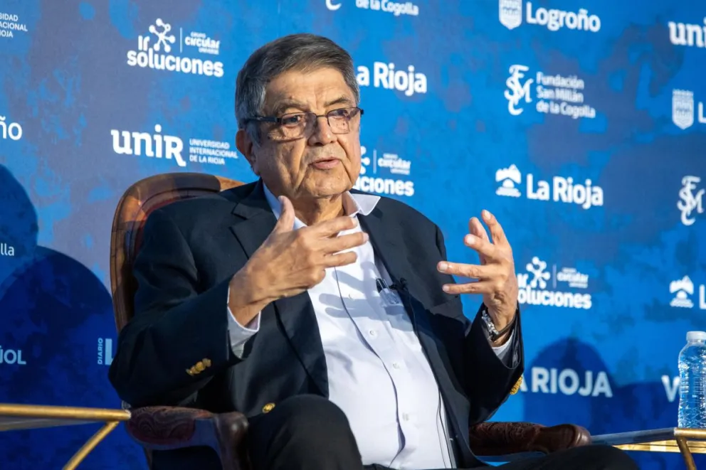 Sergio Ramírez participa en las XIV Jornadas Futuro en Español en Logroño (norte).  Foto: EFE