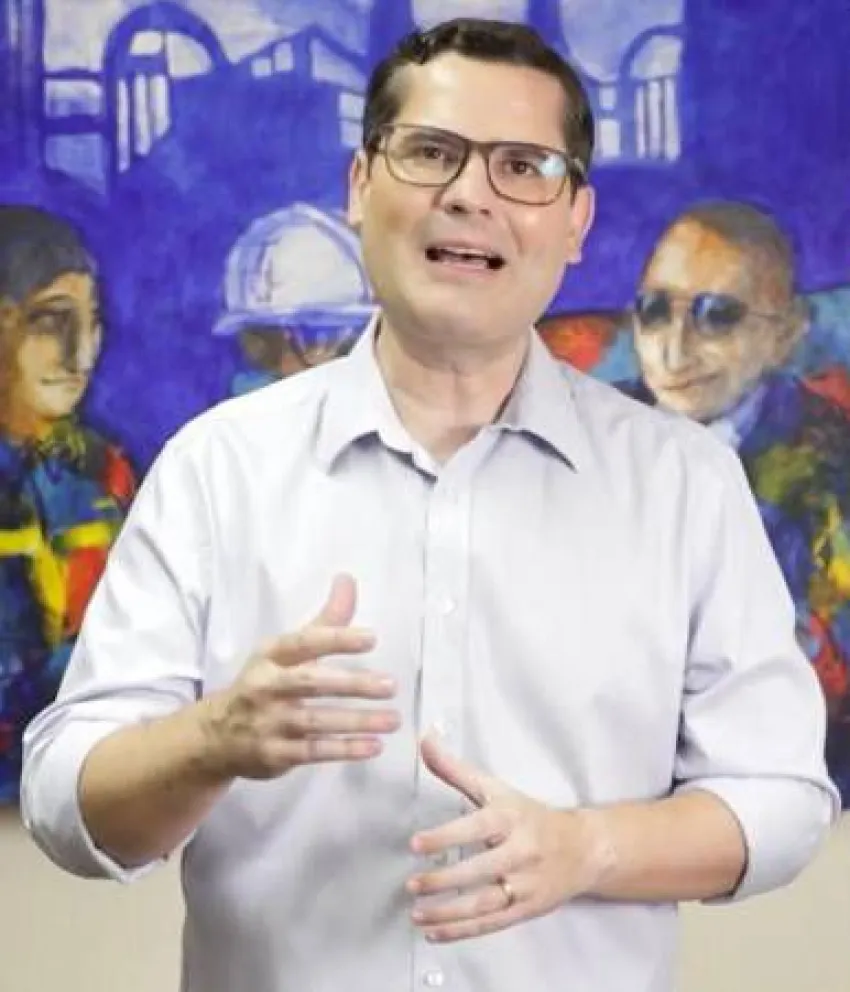 El presidente de la Cainco, Jean Pierre Antelo. FOTO: Captura de Unitel