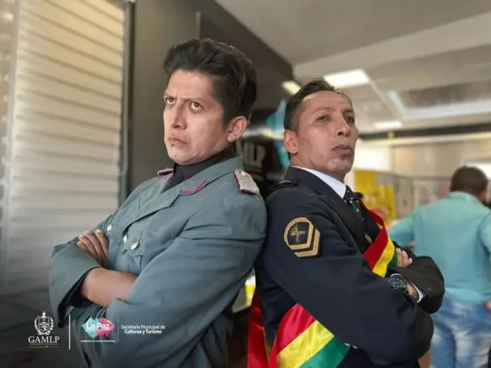 Dos de los actores que participarán en la velada. FOTO: AMUN