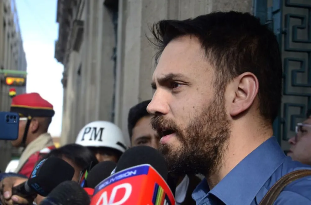 El Ministro de Gobierno, Eduardo Del Castillo. Foto: ABI