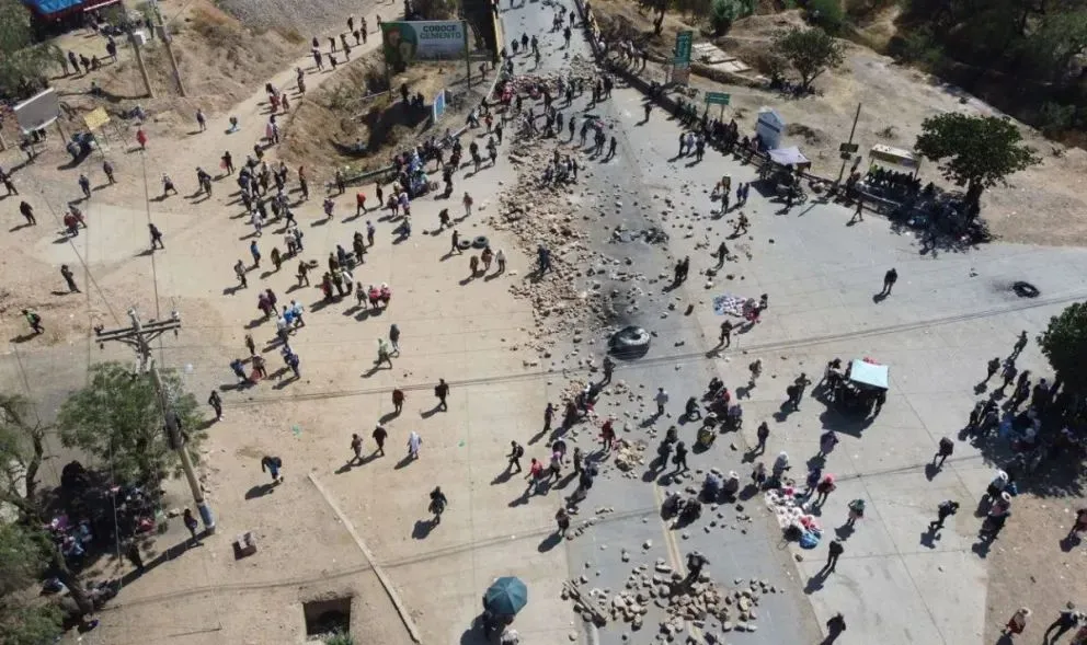 12 días de bloqueos, principalmente en Cochabamba.   Foto: APG