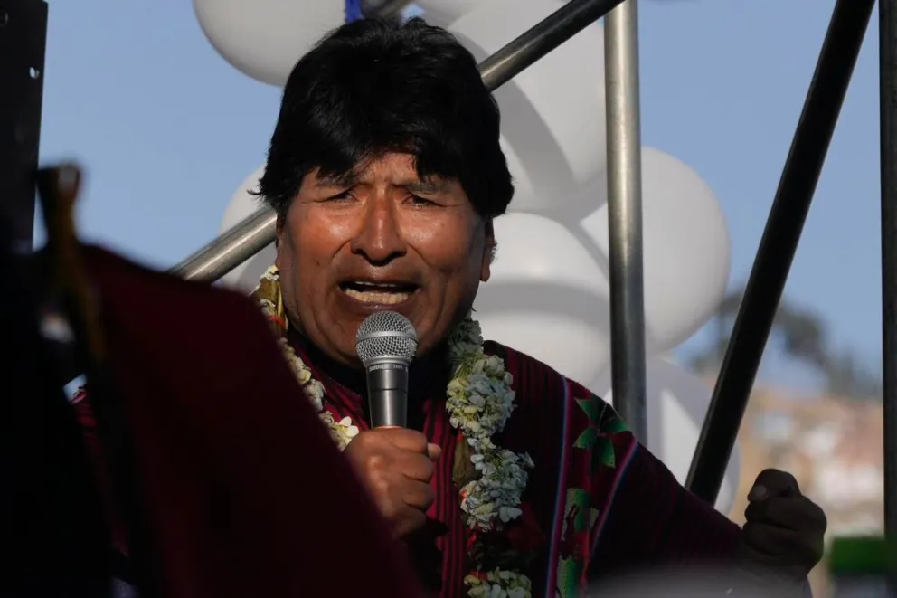 El expresidente Evo Morales. Foto: RRSS
