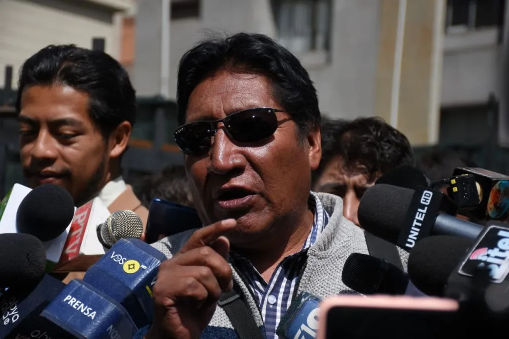 El dirigente del transporte pesado, Domingo Ramos. Foto: APG