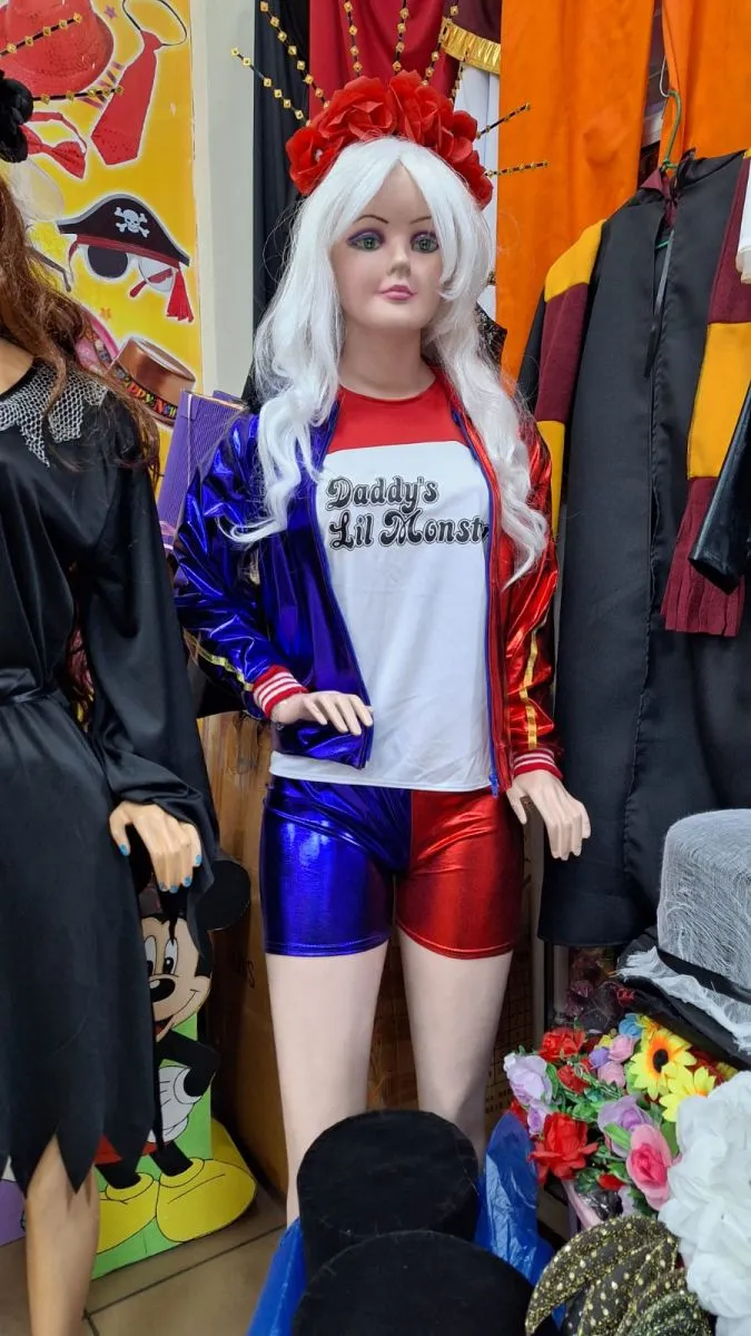 Harley Quinn uno de los trajes con mayor demanda. Foto M Belmonte