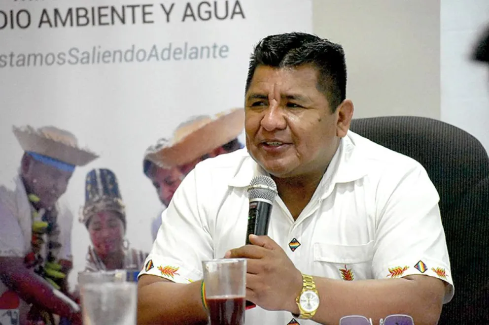 El exministro de Medio Ambiente y Agua Juan Santos Cruz. Foto: APG