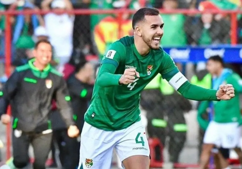 Luis Haquín, capitán de la Selección boliviana de fútbol. Foto: LH