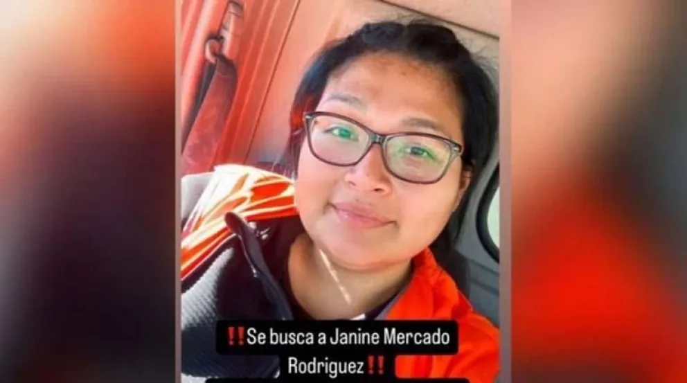 Jeanine Mercado, en una imagen que se compartió en redes sociales.