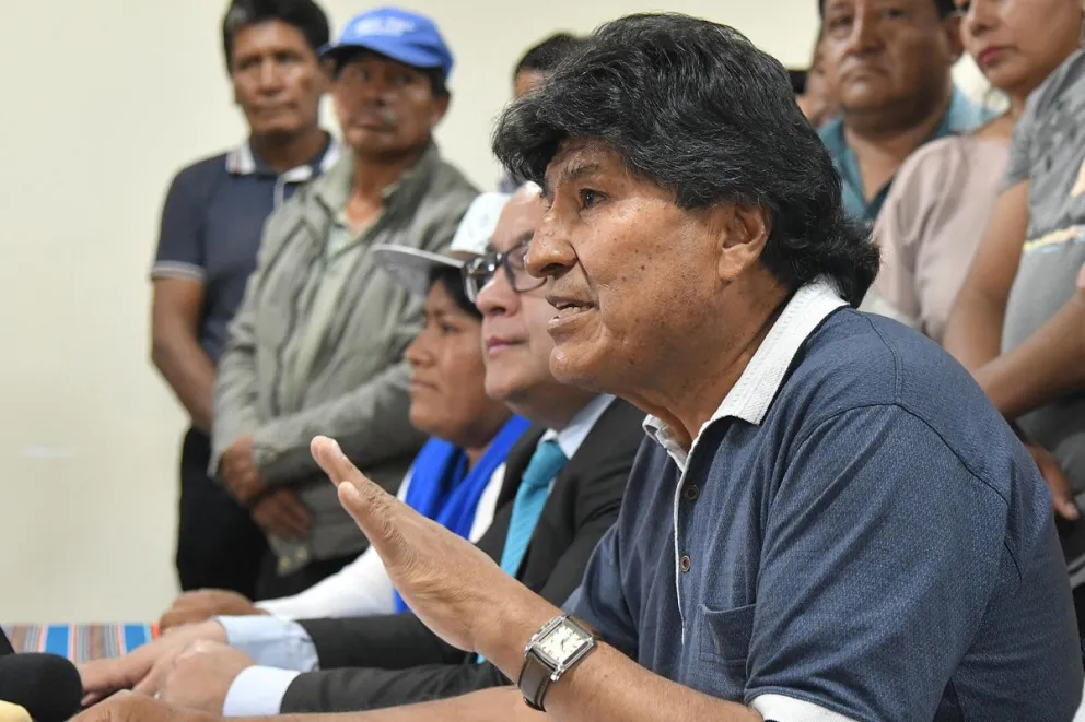 Evo Morales en una imagen del pasado 4 de octubre. Foto: EFE