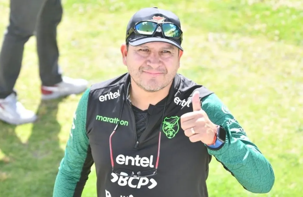 Óscar Villegas, el seleccionador nacional. Foto: APG.