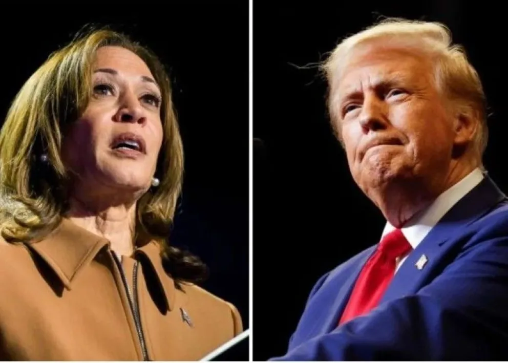 Este martes son las elecciones en EEUU y Harris como Trump ultiman campaña. Foto: CNN