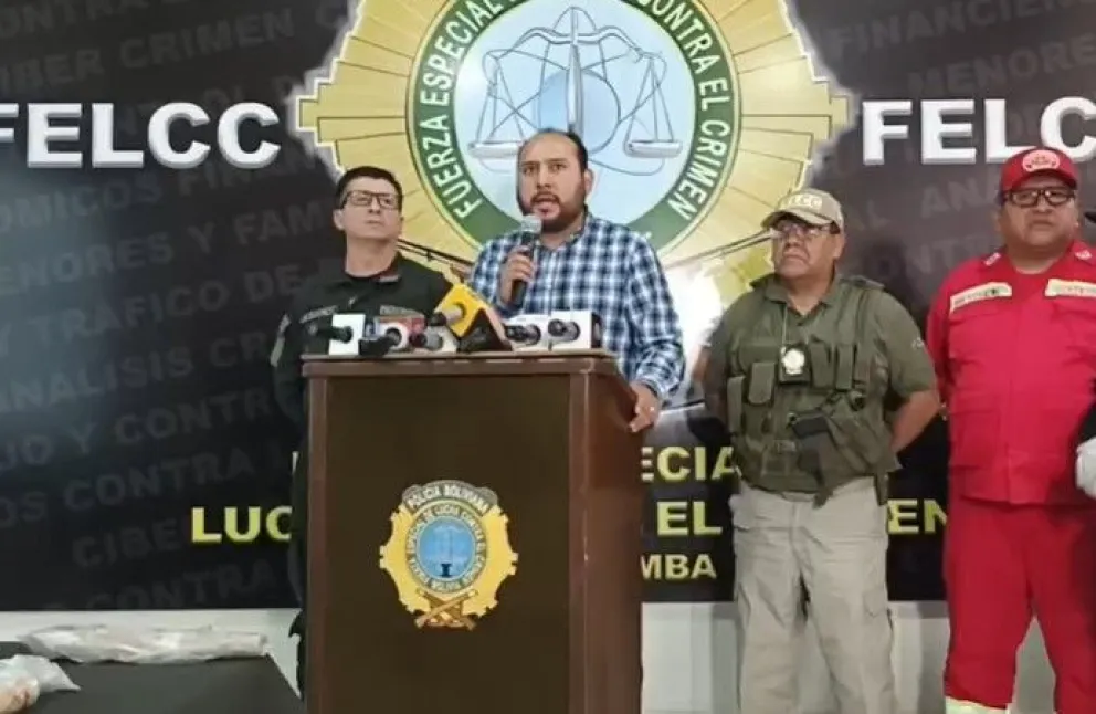 Roberto Ríos, viceministro de Seguridad Ciudadana, brinda conferencia de prensa. Foto: captura