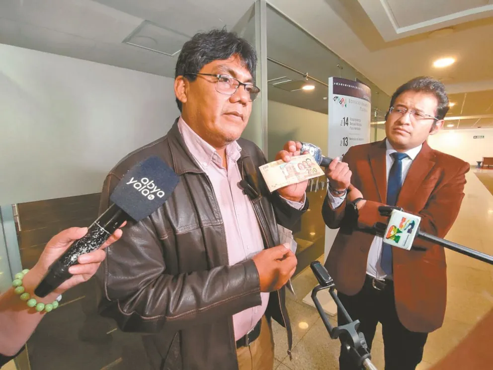 Héctor Arce es diputado por el departamento de Cochabamba, afín a Evo Morales. Foto: Paulo Lizárraga A. / Visión 360