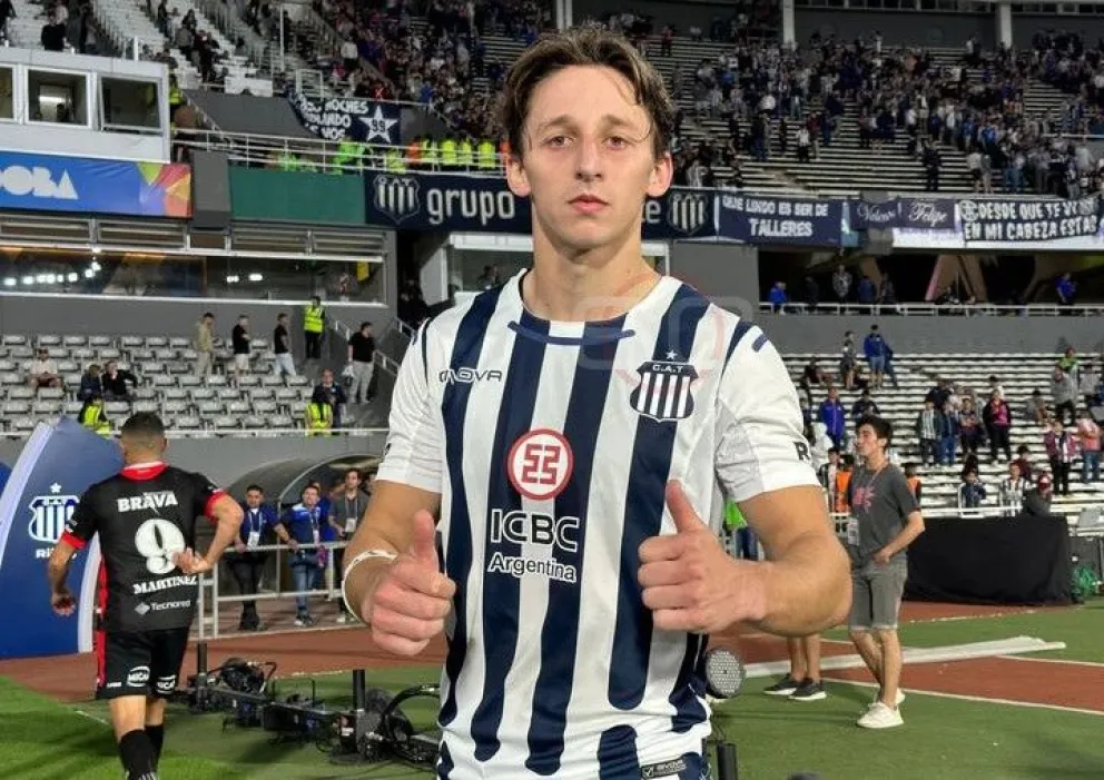 Matías Galarza, más conocido en su país como "Modric", tiene raíces bolivianas, pero defenderá a Paraguay. Foto: Talleres