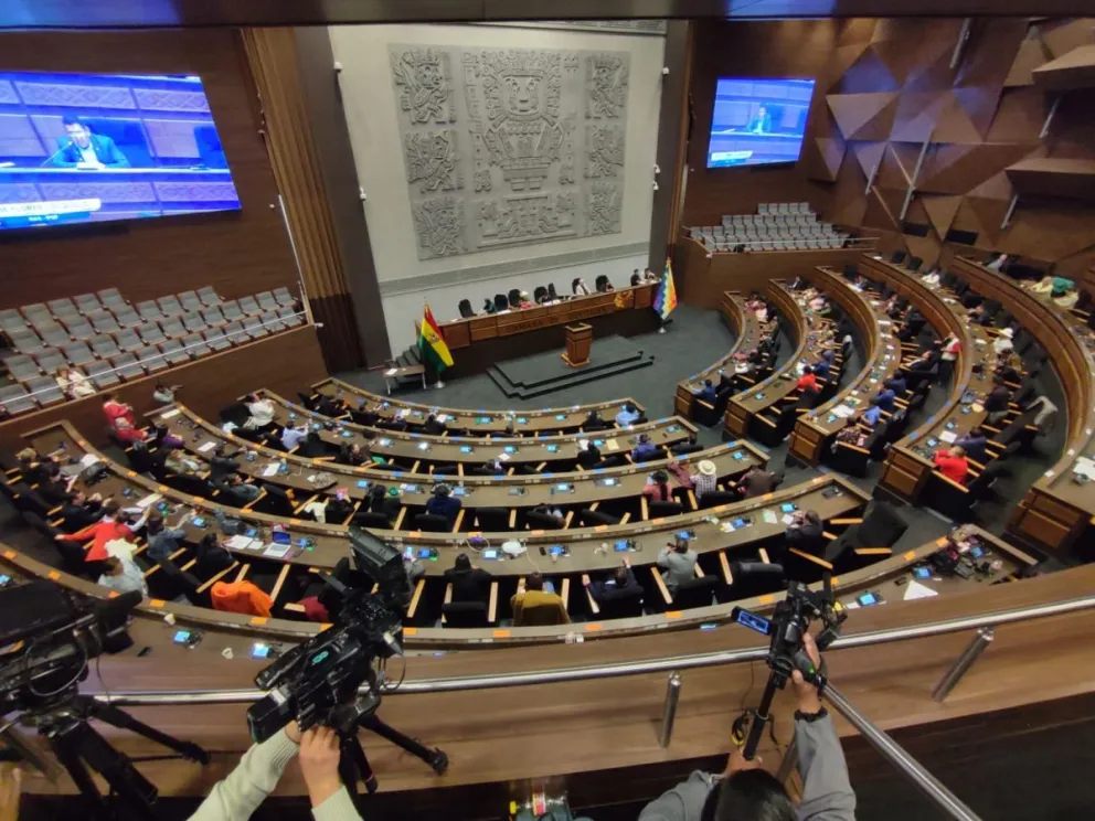 Sesión de la Cámara de Diputados. Foto: Paulo Lizárraga