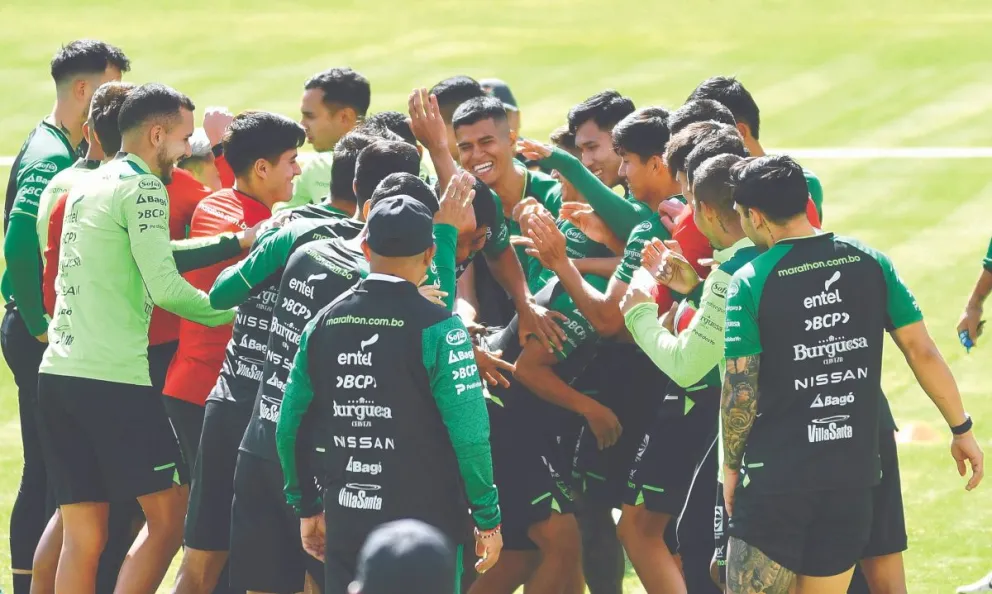 Un momento de recreación en la anterior concentración de la Verde en Achumani. Foto: FBF