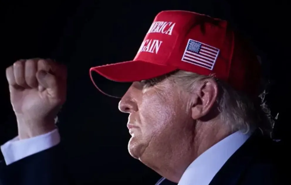 El mandatario reelecto en una grabación que compartió en sus redes. Foto: Captura de video