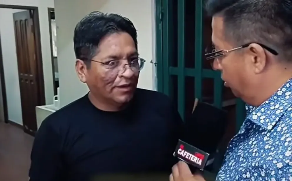 El suboficial Daniel Mendoza fue sorprendido en flagrancia el momento en que extorsionaba Bs 3.000 a la familia de un arrestado. Foto: La Cafetería Bolivia 