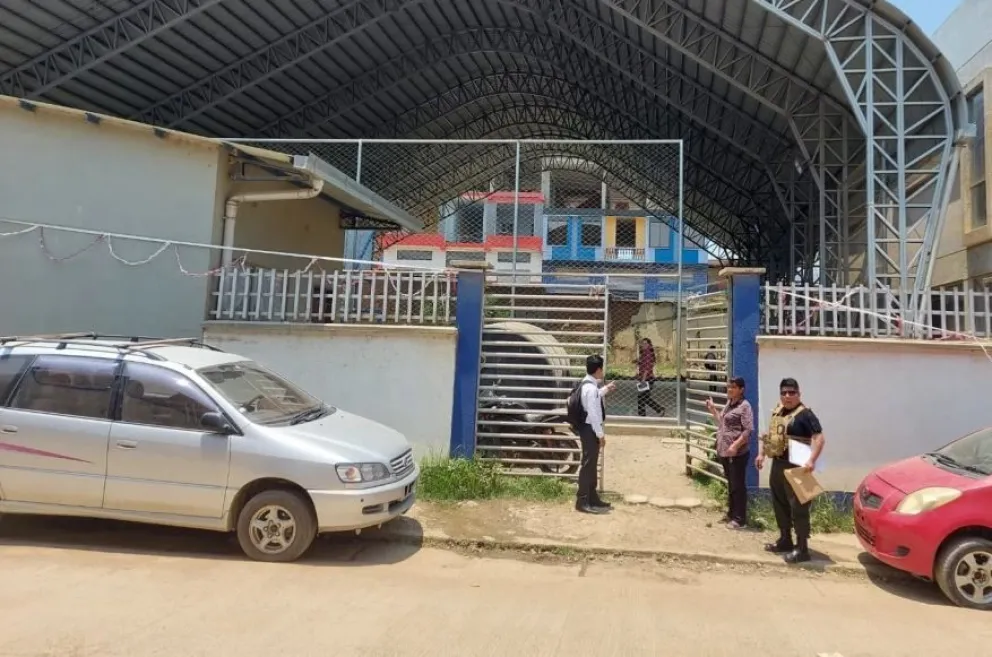 La unidad educativa en Caranavi, donde sucedieron los hechos. Foto: FGE