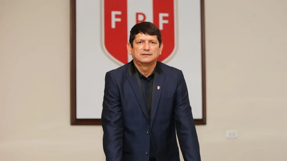 Agustín Lozano, presidente de la Federación Peruana de Fútbol: Foto: FBF