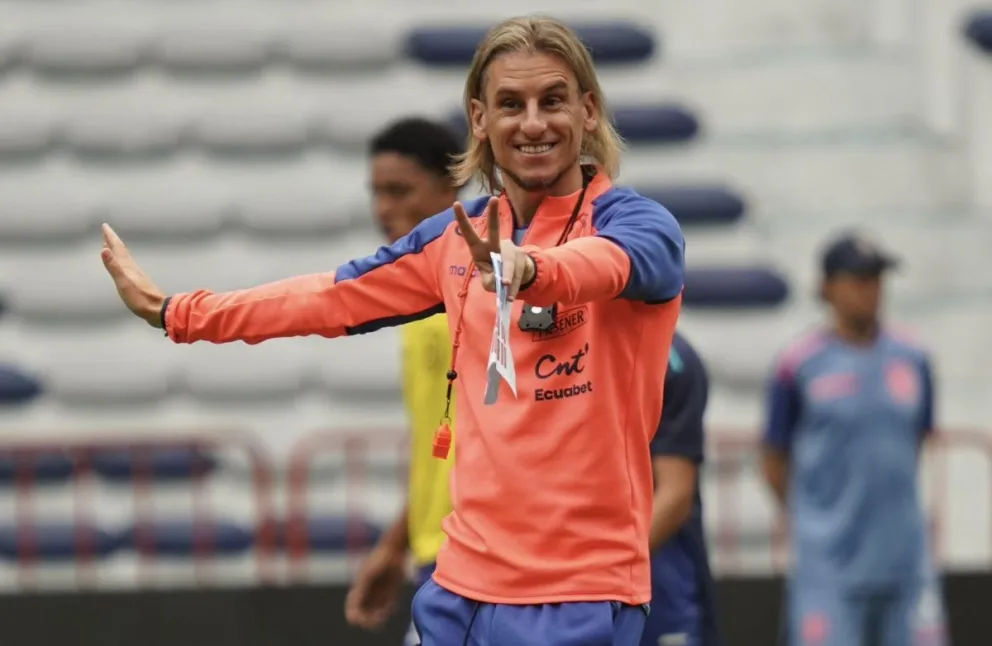 Sebastián Beccacece, entrenador del seleccionado ecuatoriano de fútbol. Foto: La Tri