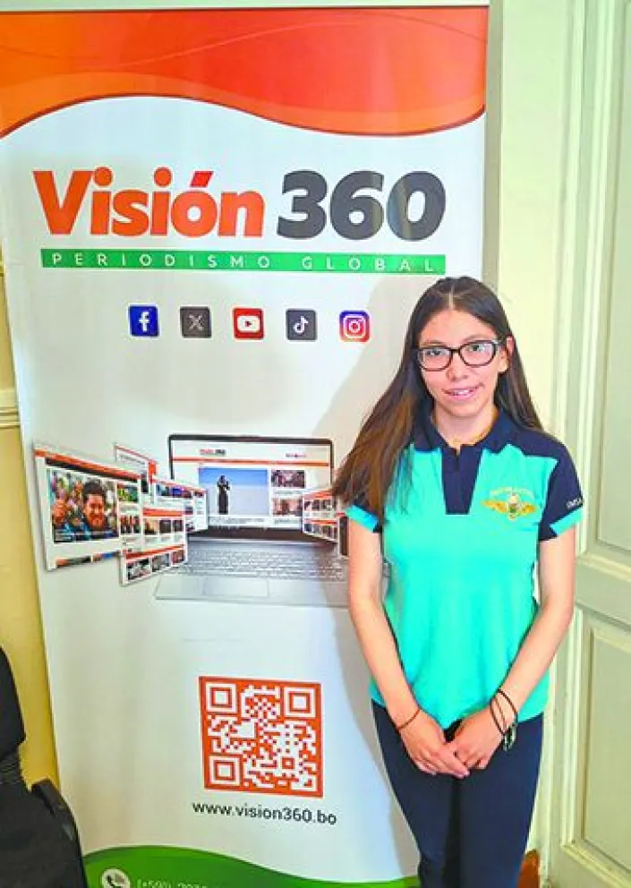 Michelle Nieves Vargas visitó Visión 360 para hablar de la misión. FOTO: Jorge Soruco / Visión 360