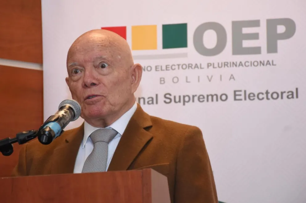 El presidente del Órgano Electoral, Óscar Hassenteufel . Foto APG