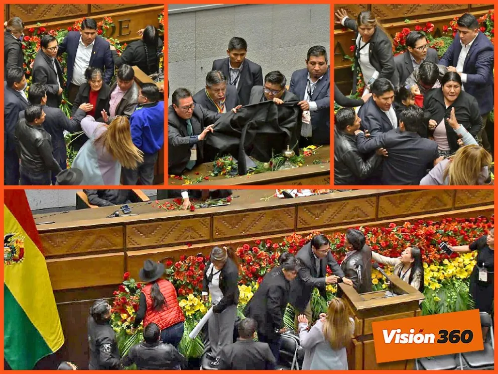 Los enfrentamientos comenzaron tras ver a Yujra en la directiva. Fotos: APG