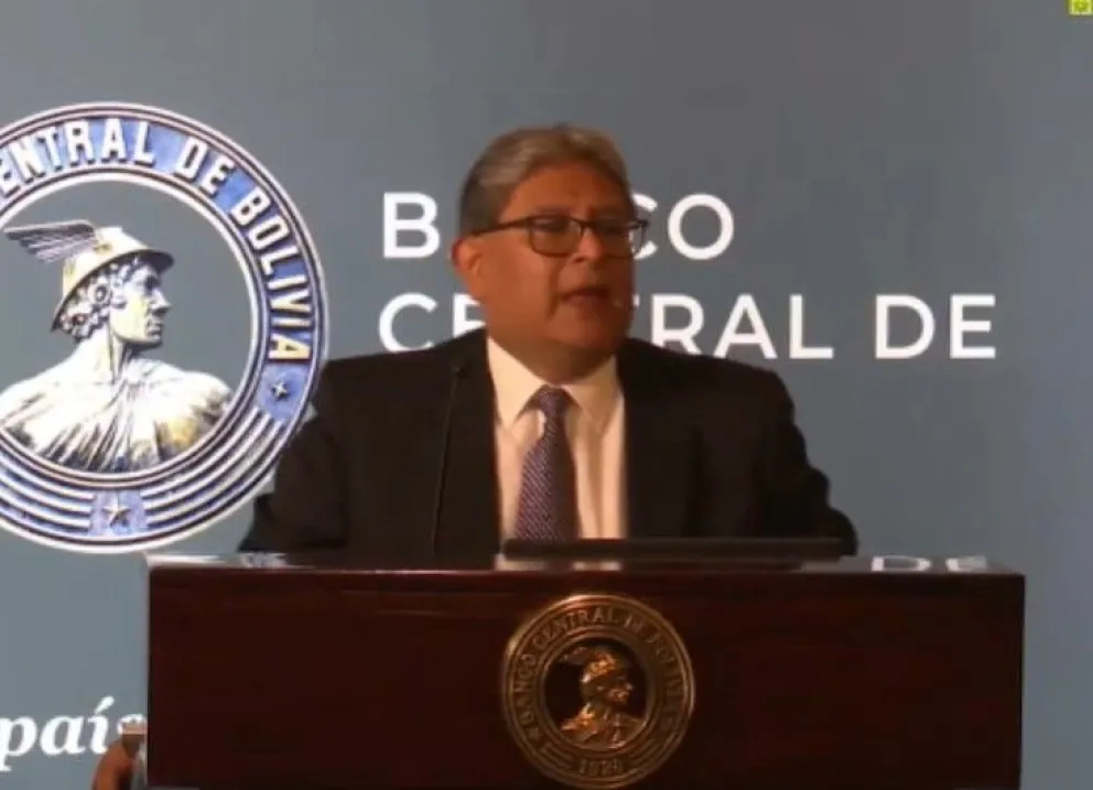 Edwin rojas, presidente del BCB. Foto: captura