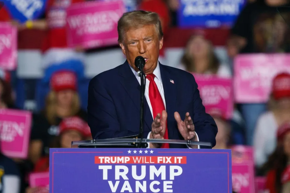 Fotografía del futuro presidente de EE.UU., Donald Trump.  Foto: EFE