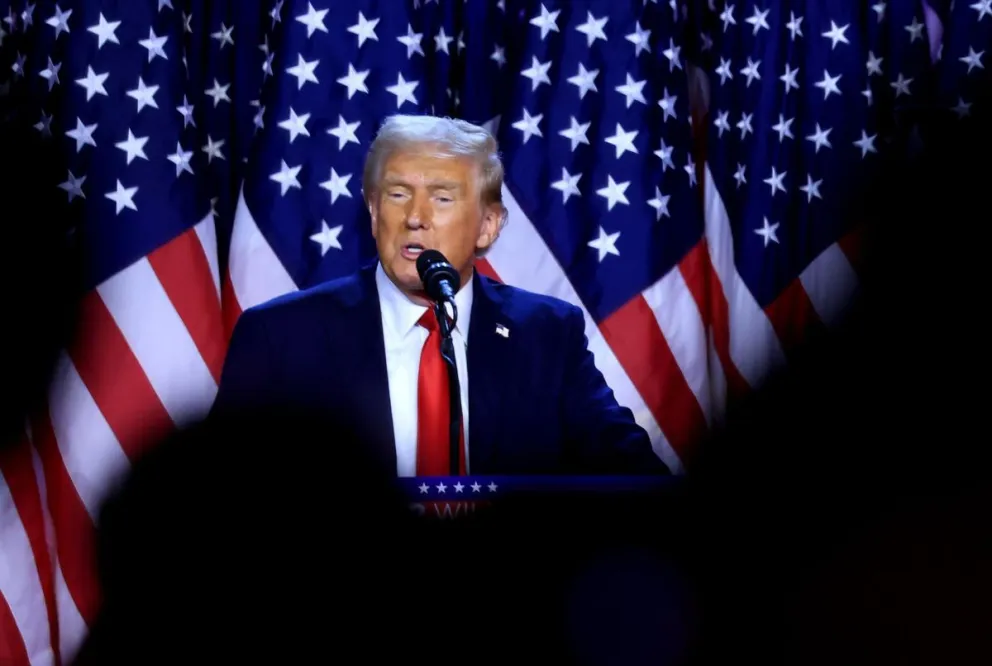 El vencedor de los comicios presidenciales en Estados Unidos, el republicano Donald Trump. Foto: EFE