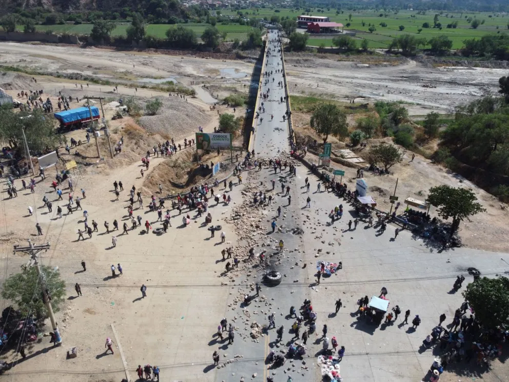 Exigen la renuncia del presidente Luis Arce y que se dejen sin efecto los procesos contra Evo Morales.   Foto: APG