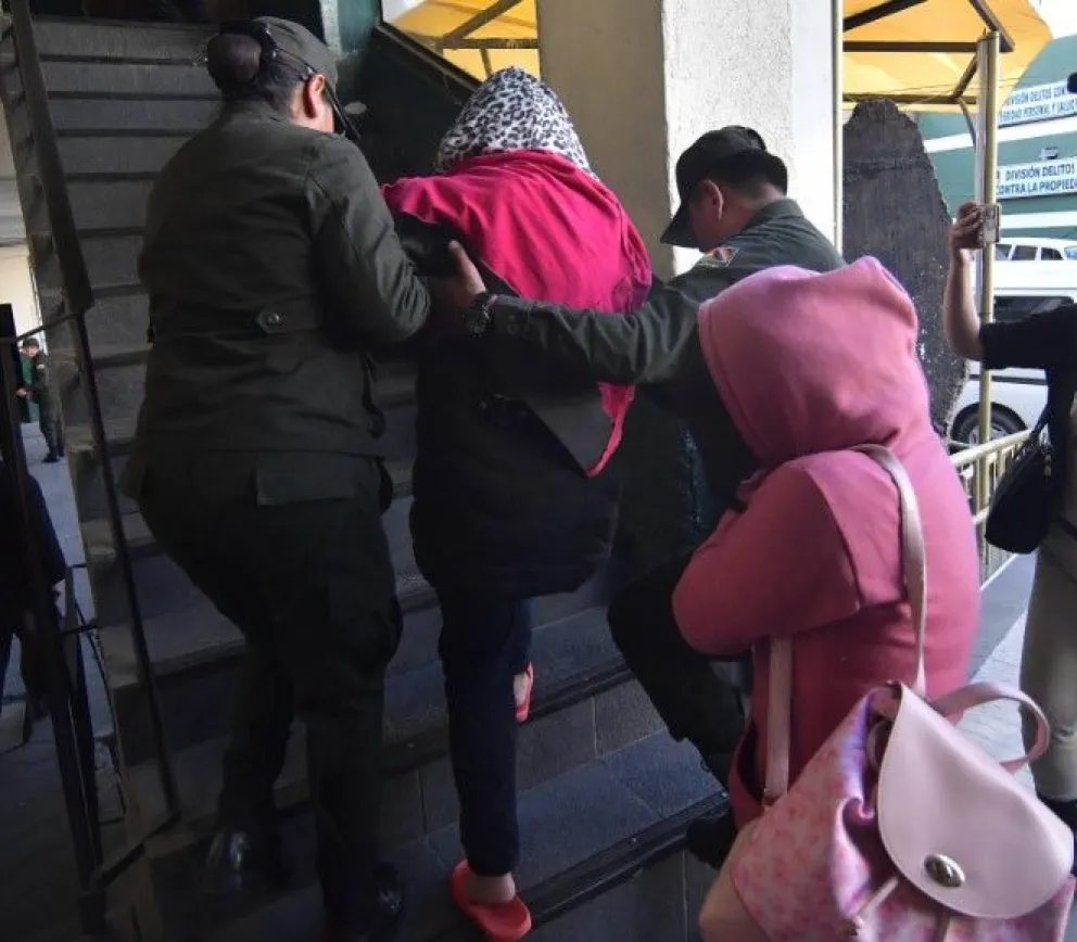 La madre fue aprehendida y trasladada a celdas policiales. Foto: APG