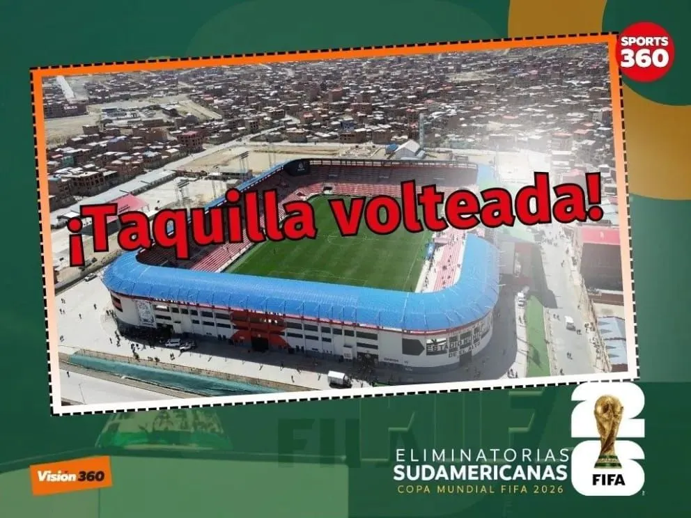 Ya no quedan entradas para el partido entre Bolivia y Paraguay en El Alto.
