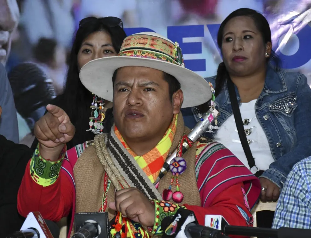 Cucho, durante un contacto con la prensa. Foto: APG