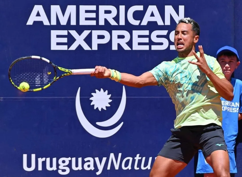 Hugo Dellien obtuvo una gran victoria en Uruguay. Foto: Uruguay Open