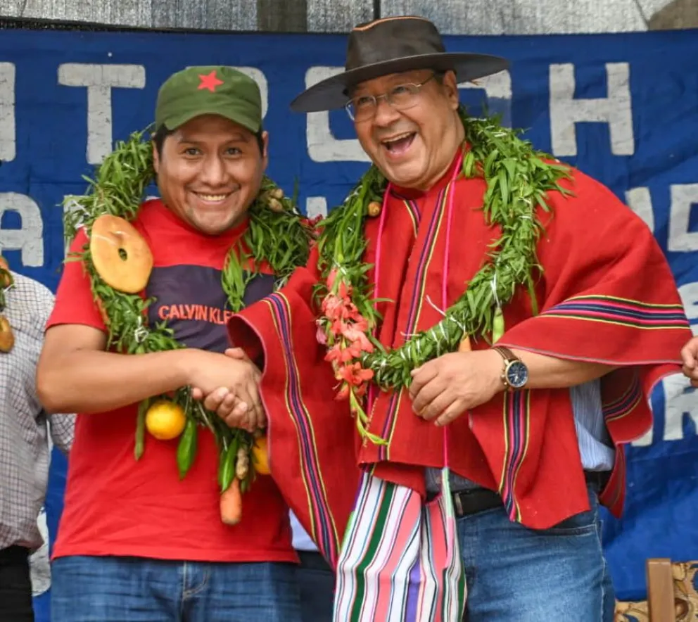 El presidente Luis Arce, en Tarvita, Chuquisaca. Foto: Facebook