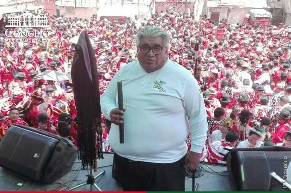 Franklin Soria, fundador del grupo folklórico Hiru Hichu. Foto: ABI