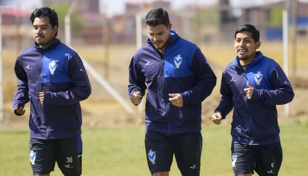 Jugadores de GV en uno de sus últimos entrenamientos. Foto: club Gualberto Villarroel San José