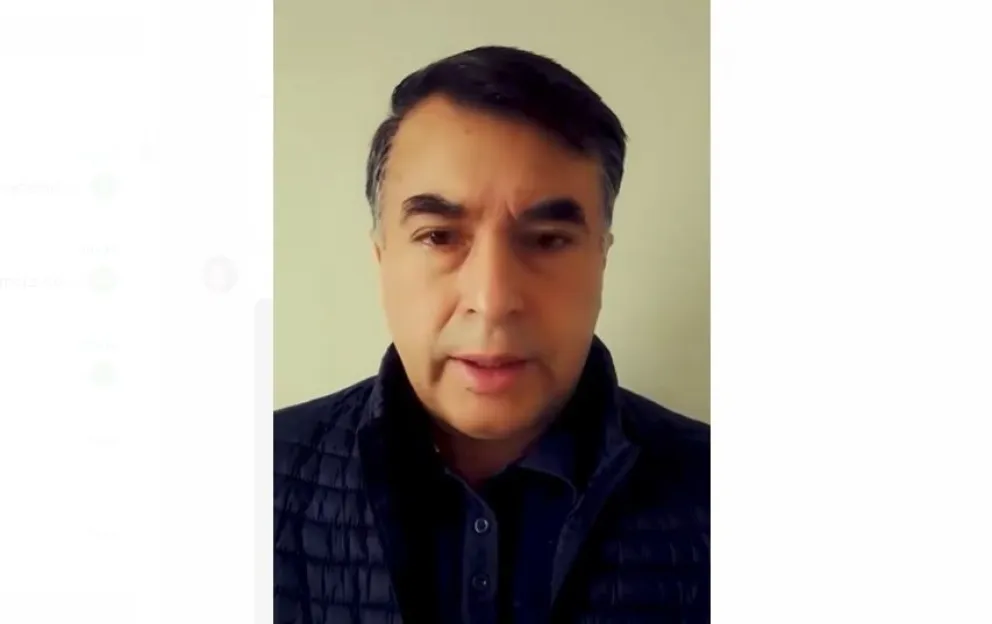 Juan Ramón Quintana en el video que se difundió este domingo.