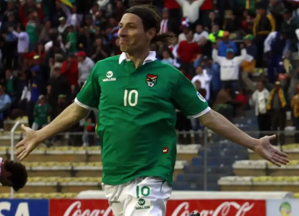 El festejo de uno de los goles a Paraguay. Foto: PE