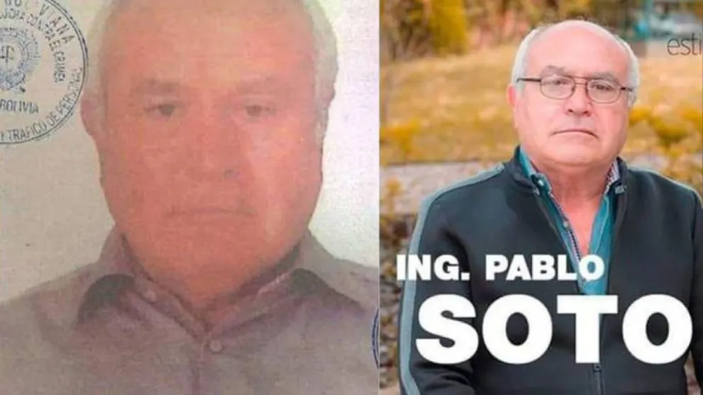 El empresario Juan Pablo Soto en imágenes que difundió la Policía. Fotos: Policía y RRSS