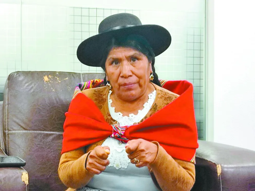 La diputada Toribia Lero, durante la entrevista que concedió a Visión 360. Foto: Paulo Lizárraga A. / Visión 360