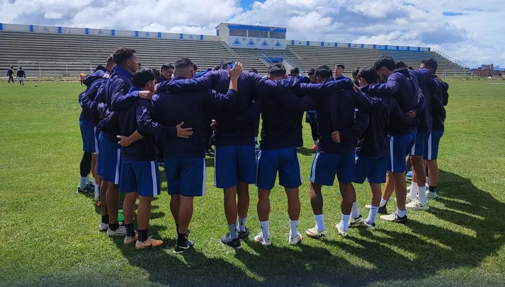 Jugadores de GV San José finalizaron sus aprestos en su Complejo Hungaros del 55. Foto: club GV San José