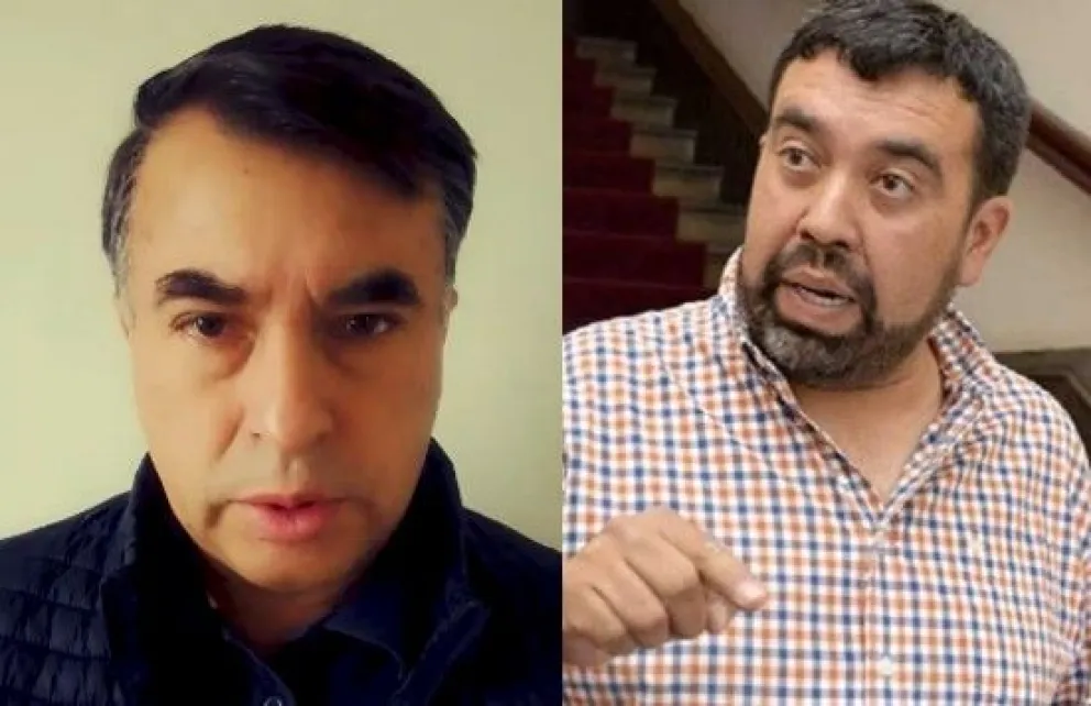 Juan Ramón Quintana, exministro de la gestión de Evo Morales, y Álvaro Ruíz, viceministro de Autonomías. Foto: Composición