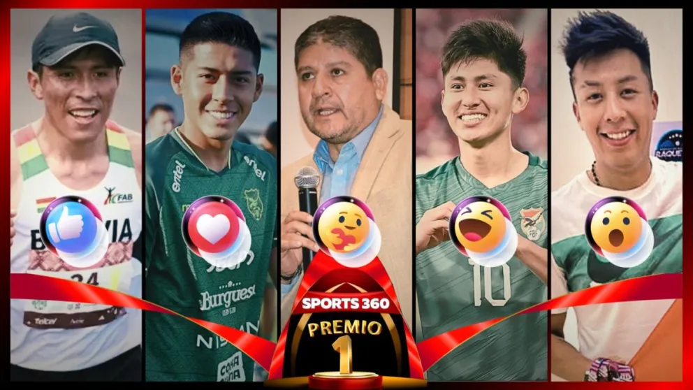 Héctor Garibay, Ramiro Vaca, Óscar Villegas, Miguel Terceros y Conrrado Moscoso, los nominados al Premio Uno.
