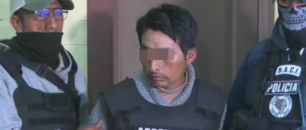 Ernesto A. Ch., de 33 años de edad, quien en las últimas horas fue enviado al penal de San Sebastián por seis meses. Foto: Unitel