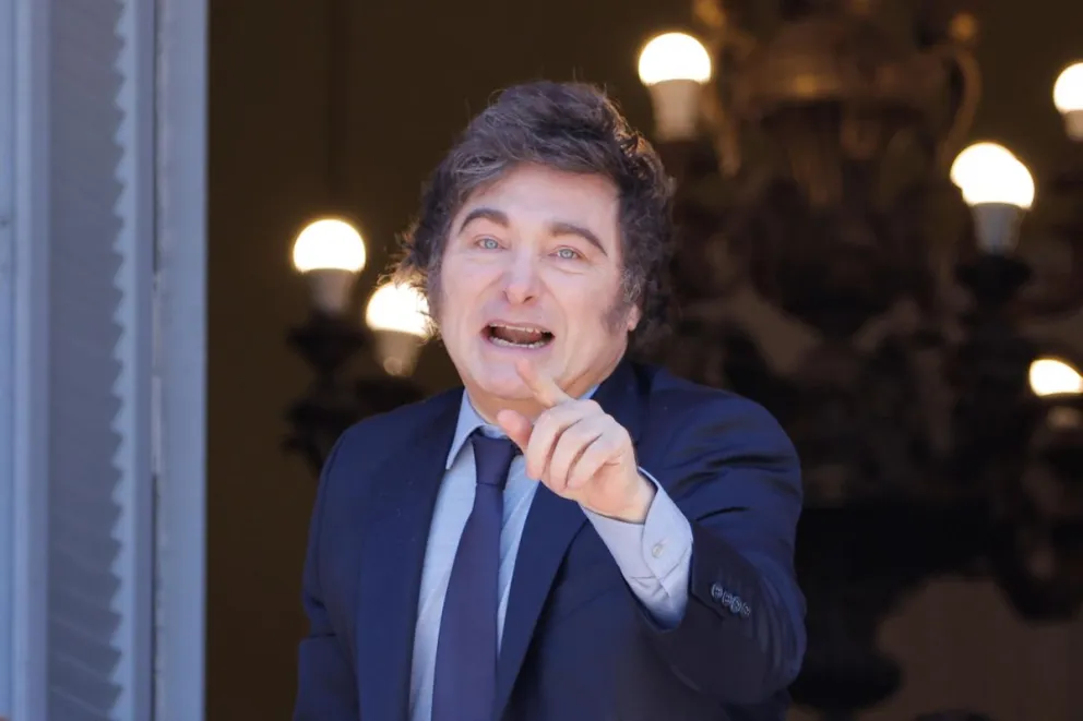 El presidente de Argentina, Javier Milei, tiene una mala relación con la prensa de su país. Foto: EFE